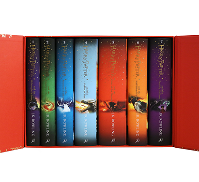 Harry Potter Children s Hardback Box Set by J.K. Rowling White