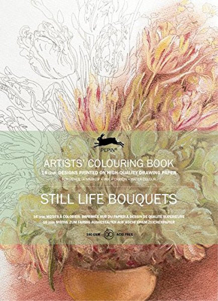 PEPIN® Artists' Colouring Book: Still Life Bouquets